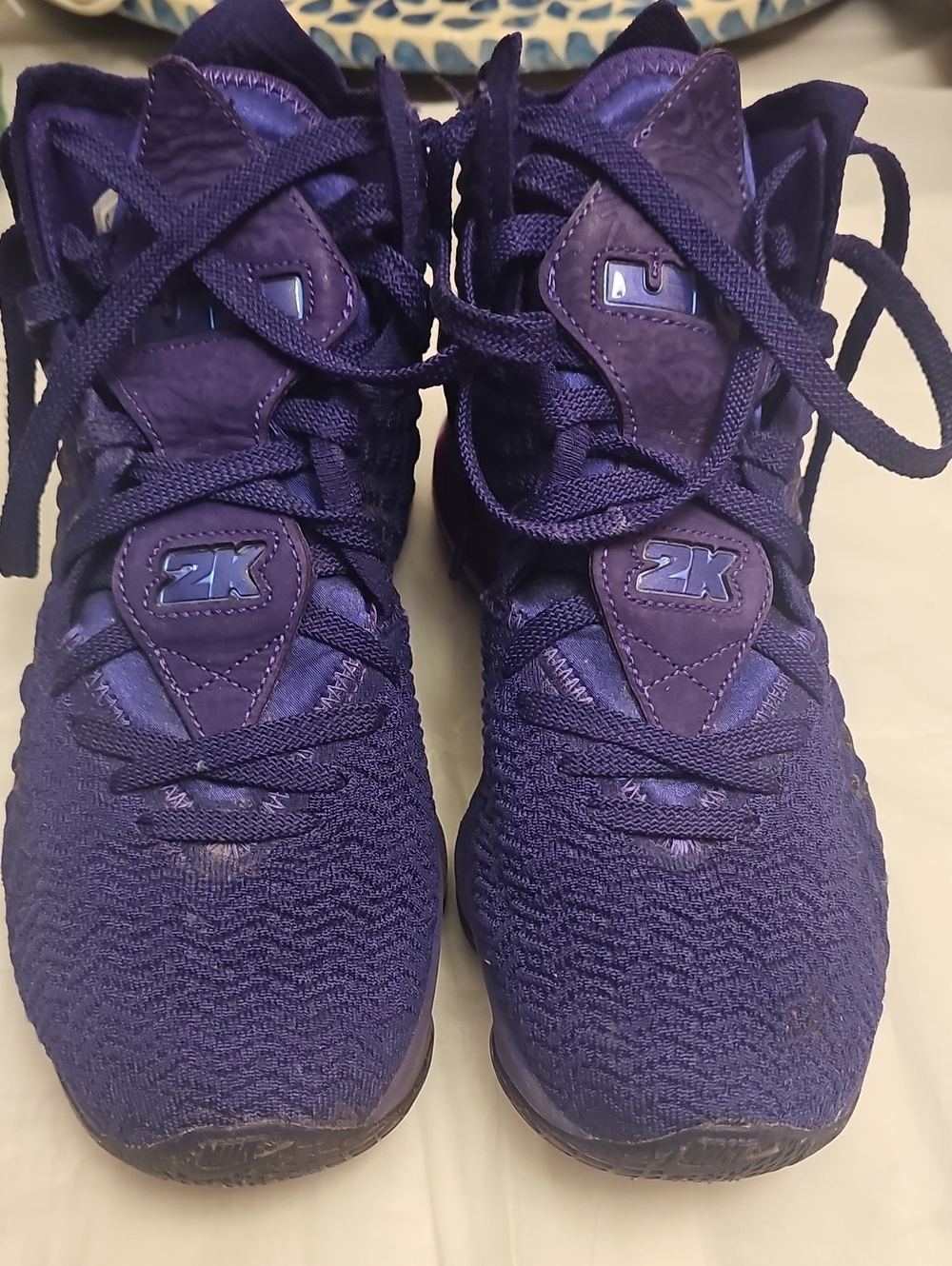 Nike LeBron Basketball Sneakers Purple US 8 Mens